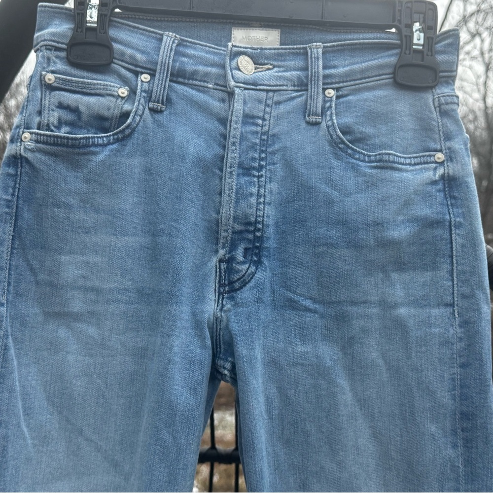 MOTHER LIL’ THE TOMCAT SKIMP JEANS ALL OVER THE MAP SIZE 26 - Picture 11 of 16